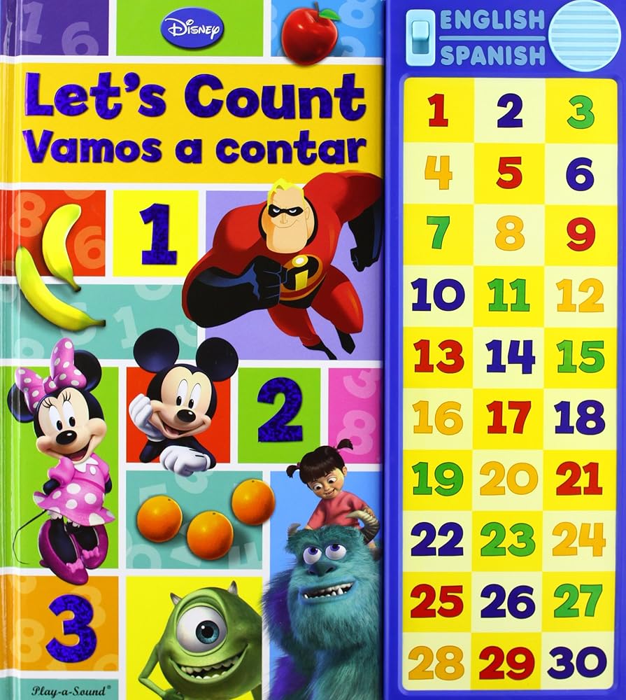 Disney. Let's Count. Vamos A Contar Used Book at Skull & Books VR Cocoa Beach