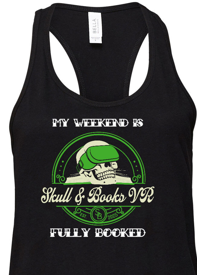 Women's Tank image of apparel at Skull & Books VR Cocoa Beach