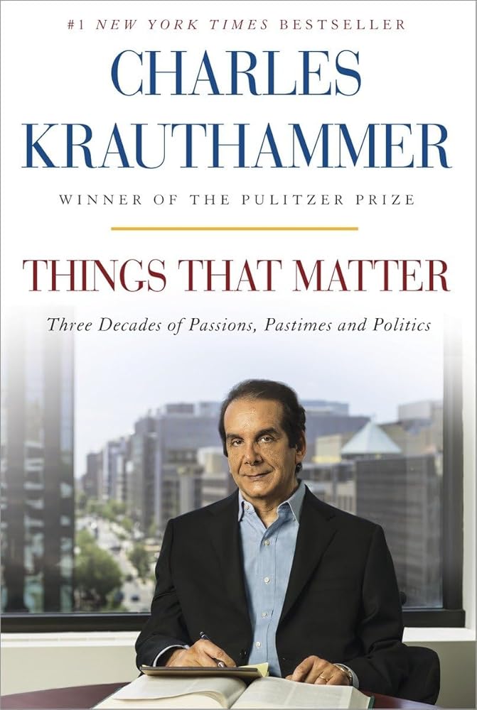 Things That Matter: Three Decades of Passions, Pastimes and Politics [Deckled Edge] Used Book at Skull & Books VR Cocoa Beach