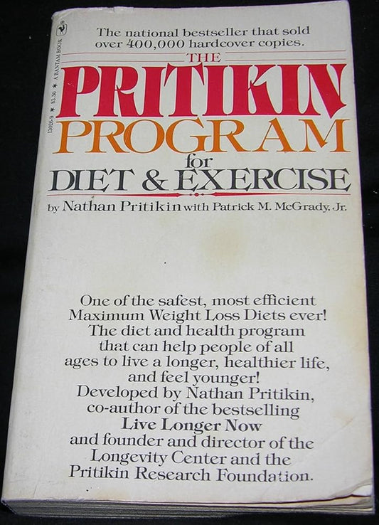 Pritikin Program for Diet and Exercise Used Book at Skull & Books VR Cocoa Beach