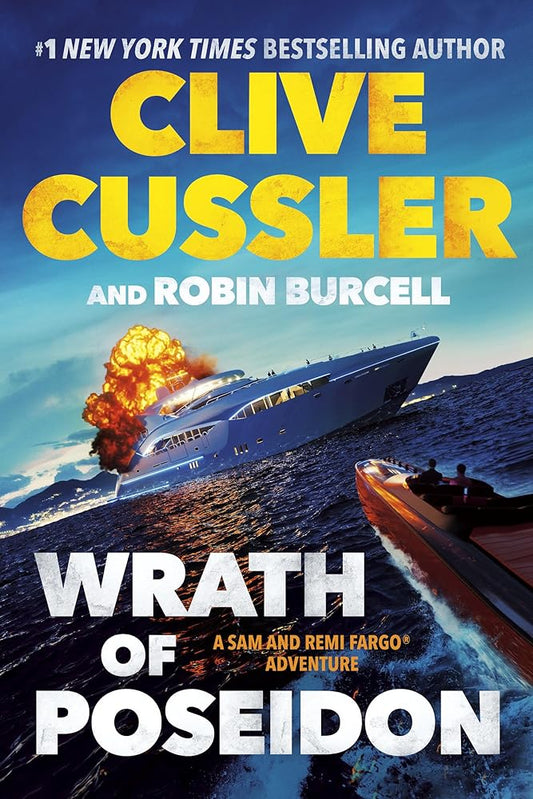 Wrath of Poseidon (A Sam and Remi Fargo Adventure) Used Book at Skull & Books VR Cocoa Beach