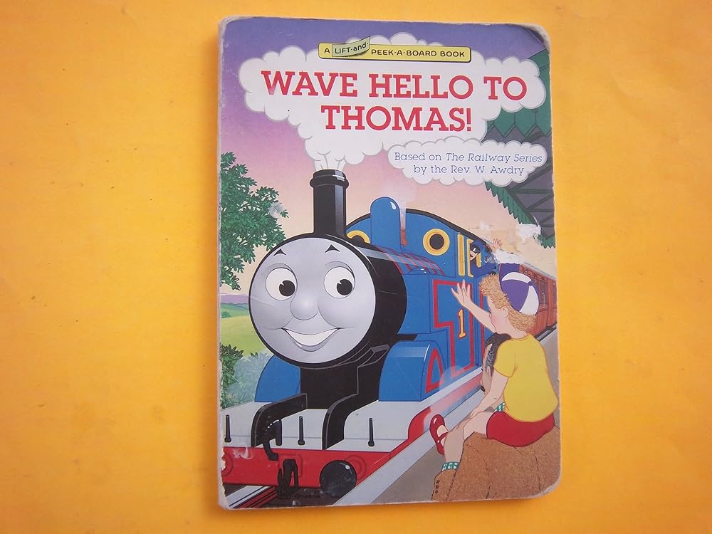 Wave Hello to Thomas! (Thomas & Friends) (Lift-and-Peek-a-Brd Books(TM)) Used Book at Skull & Books VR Cocoa Beach
