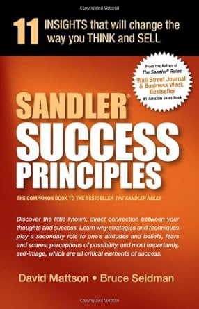 Sandler Success Principles: 11 Insights That Will Change the Way You Think and Sell Used Book at Skull & Books VR Cocoa Beach