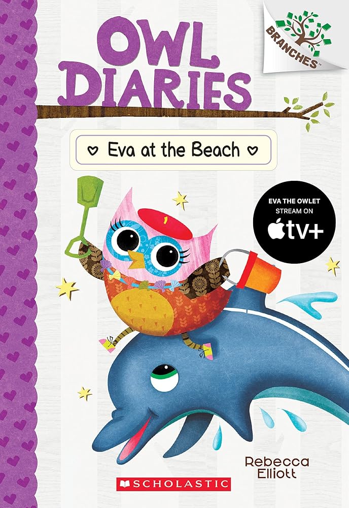 Eva at the Beach: A Branches Book (Owl Diaries #14) (14) Used Book at Skull & Books VR Cocoa Beach