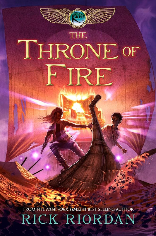 The Throne of Fire (The Kane Chronicles, #2) Used Book at Skull & Books VR Cocoa Beach